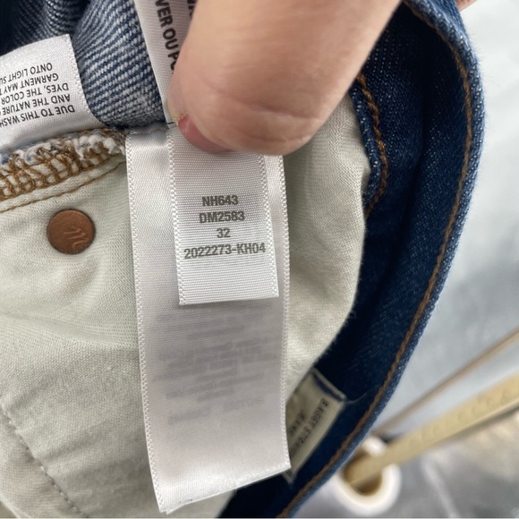 MADEWELL Baggy Straight Jeans STYLE NH643 blue Sz 32 - Picture 12 of 12